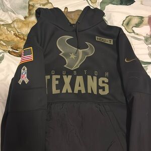 Houston Texans Nike dri-fit military appreciation hoodie - Men’s size M.